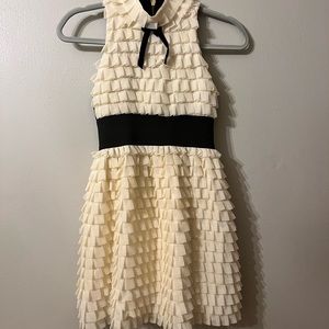 Girls Zoe LTD Cream Party Dress